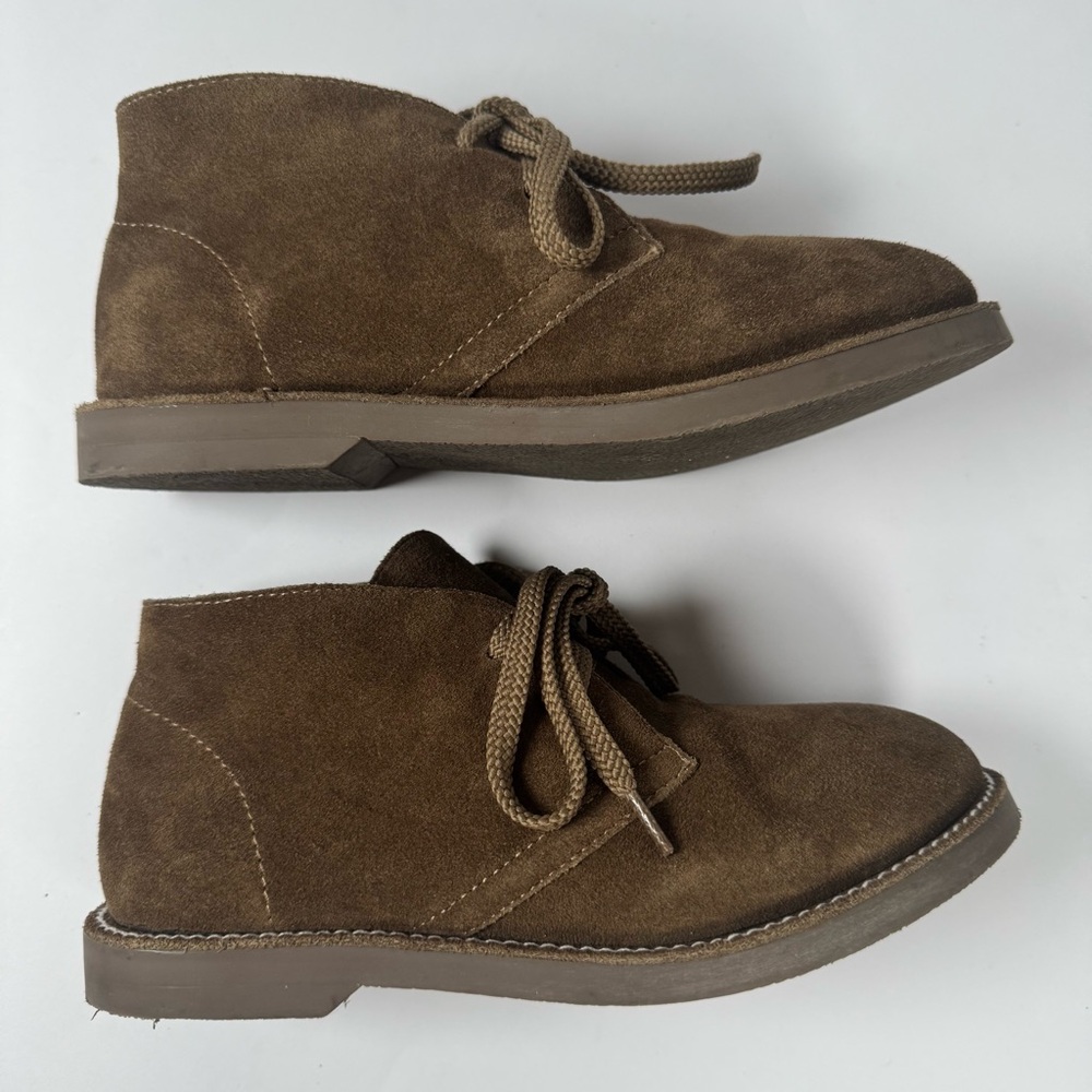 J.Crew Crewcuts Calvert Boys Boots in Brown Suede - Size K3